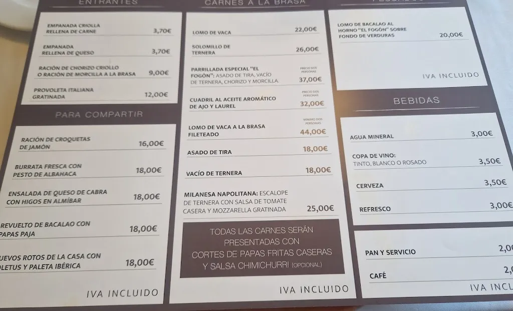 Menu_El Fogón de los Arrieros Restaurante_Moralzarzal_image_3