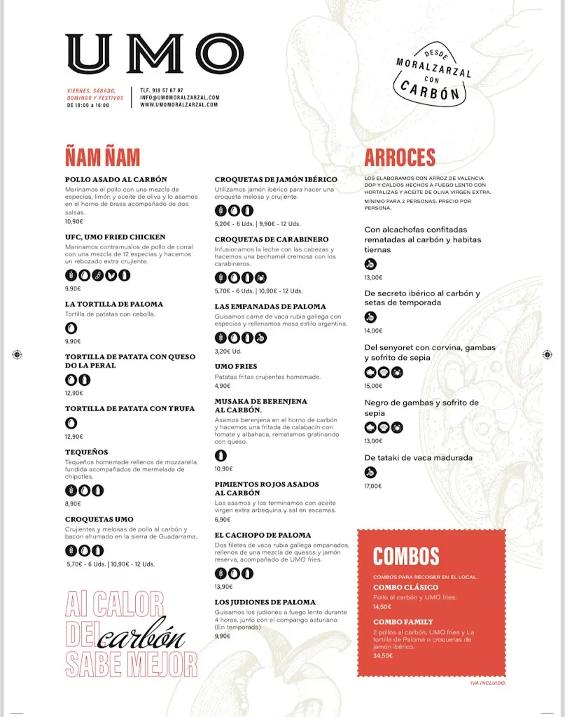 Menu_Umo Moralzarzal_Moralzarzal_immagine_1