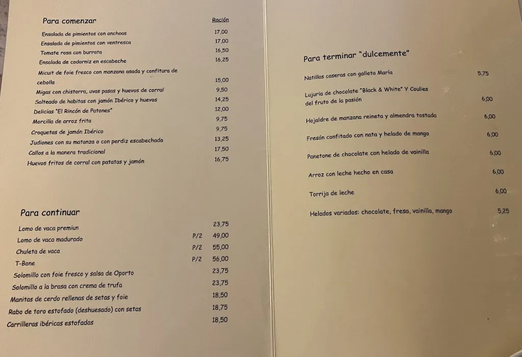 Menu_El Rincón de Patones_Patones_image_3