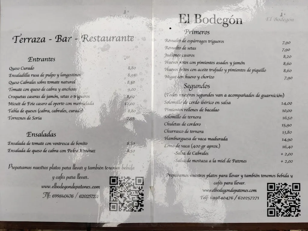 Menu_El Bodegón de Patones de Arriba_Patones_immagine_1