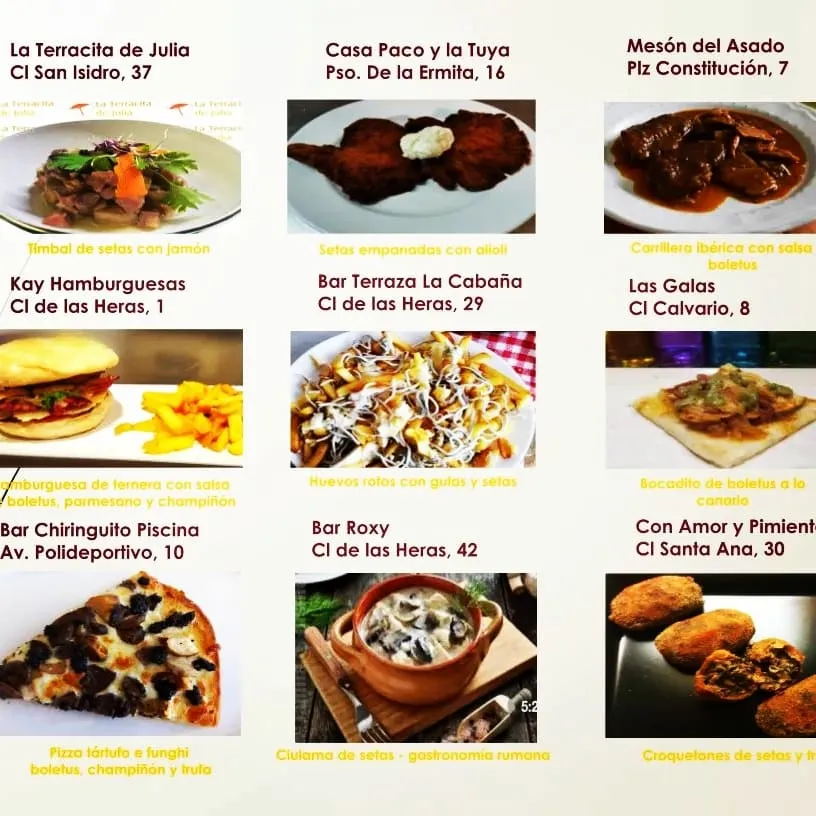 Menu_Bar Terraza la Cabaña de Pedrezuela_Pedrezuela_immagine_2