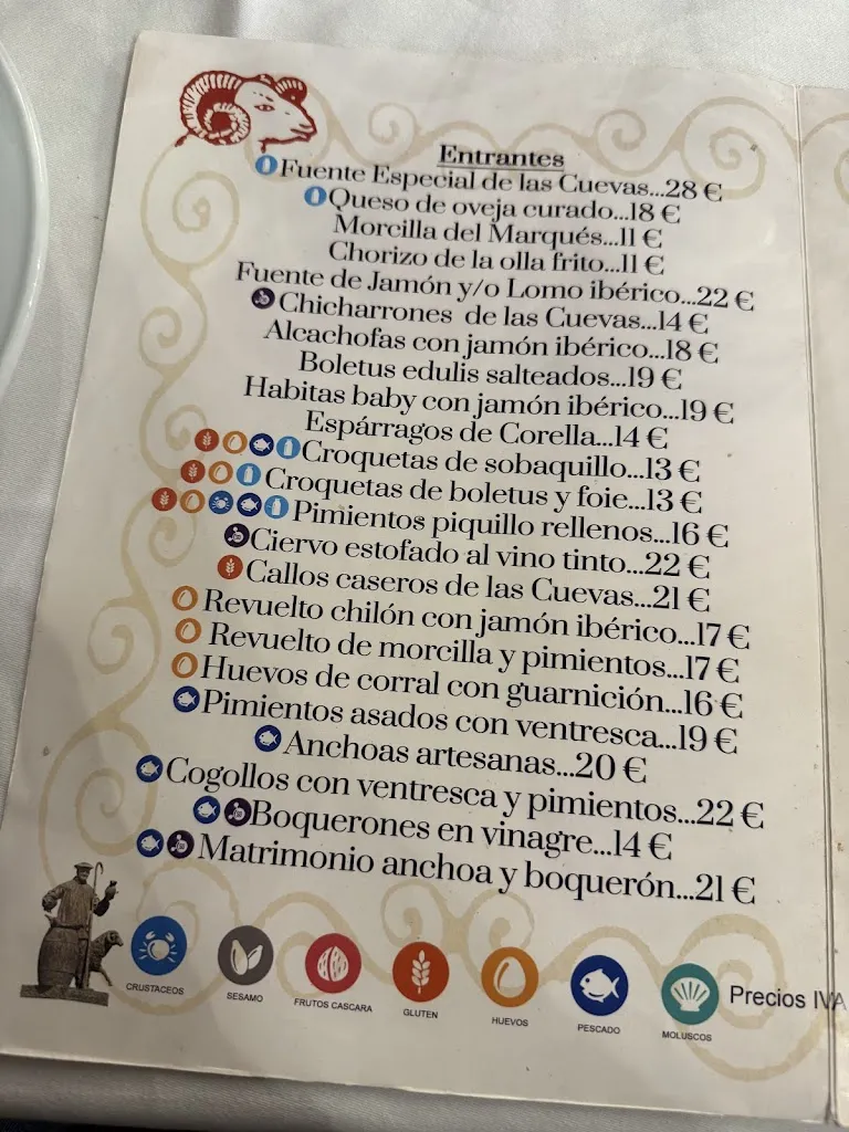 Menu_Las Cuevas del Carnero_Navalcarnero_image_1