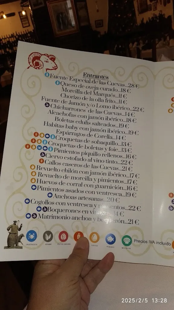 Menu_Las Cuevas del Carnero_Navalcarnero_image_4
