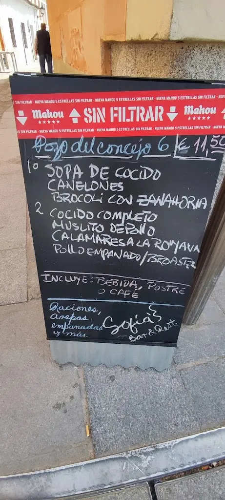 Menu_Sofía's bar & rest_Navalcarnero_image_4