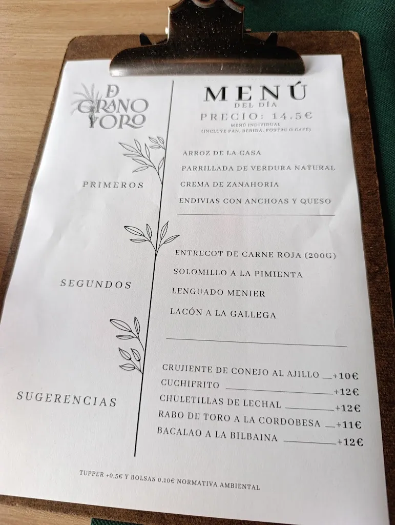 Menu_Restaurante De Grano y Oro_Navalcarnero_image_1