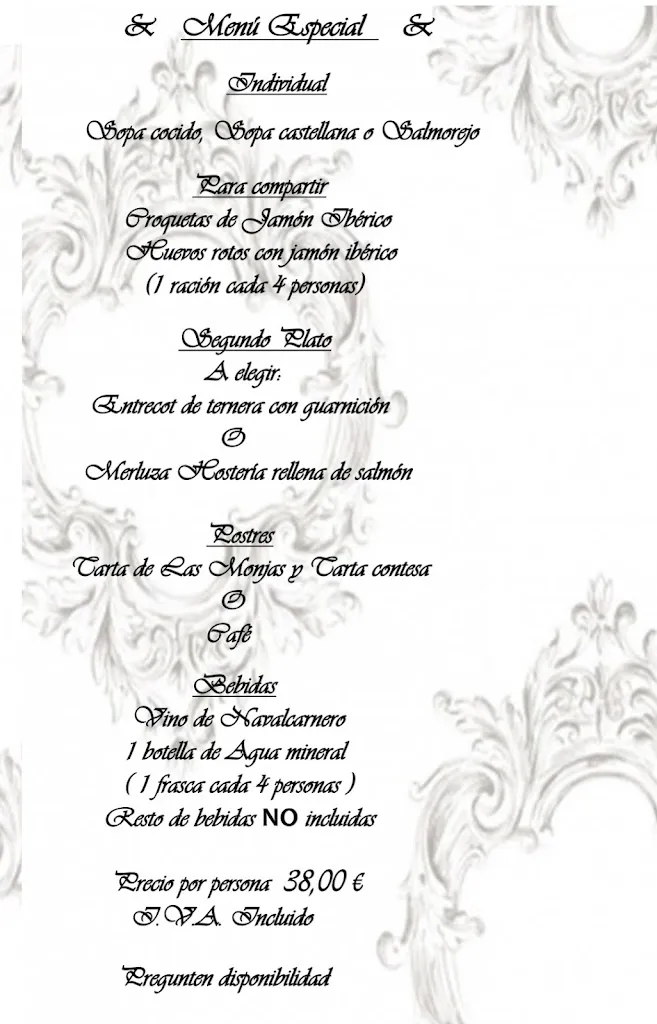 Menu_Hosteria de las Monjas_Navalcarnero_image_1