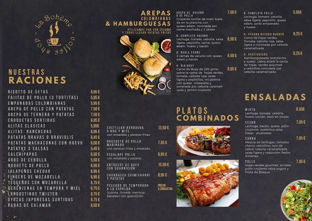 Menu_La Bohème de Navalcarnero_Navalcarnero_image_1