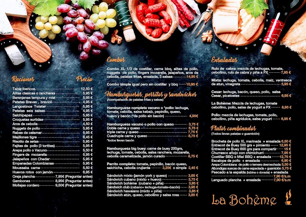 Menu_La Bohème de Navalcarnero_Navalcarnero_image_3