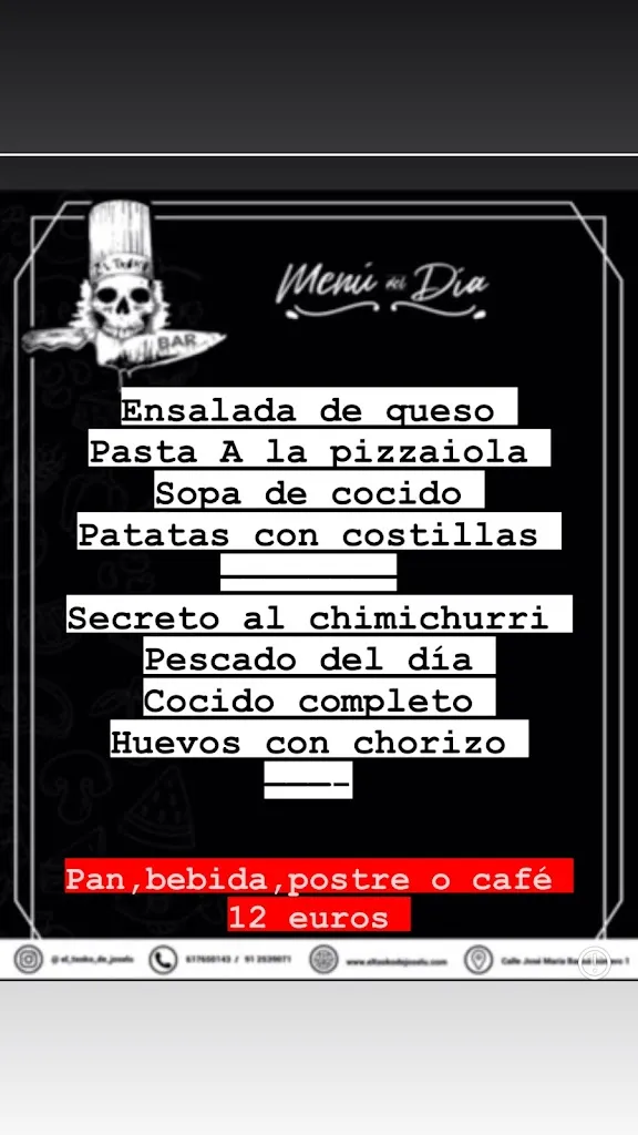 Menu_El Txoko de Joselu_Navalcarnero_image_4