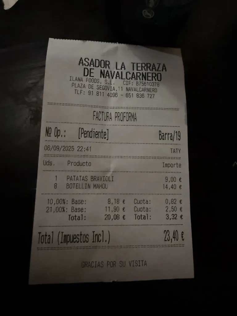 Elsa Corredera Mencia_La Terraza_Navalcarnero_review