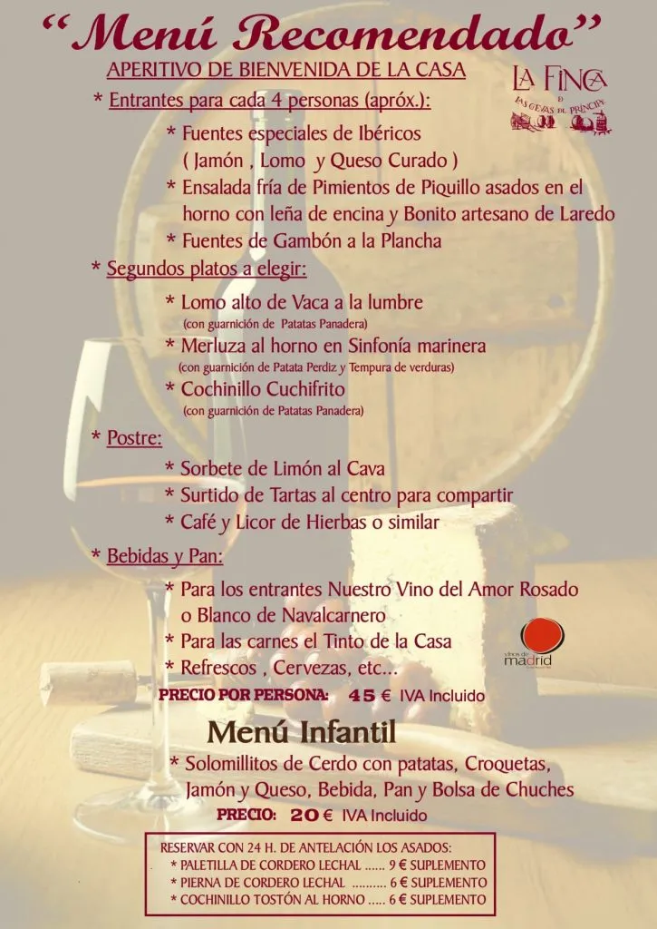 Menu_La Finca de las Cuevas del Príncipe_Navalcarnero_image_2