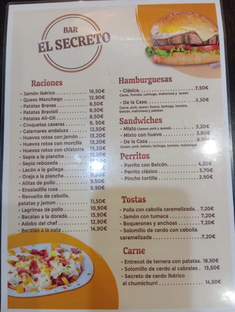 Menu_El Secreto Cervecería_Navalcarnero_image_2