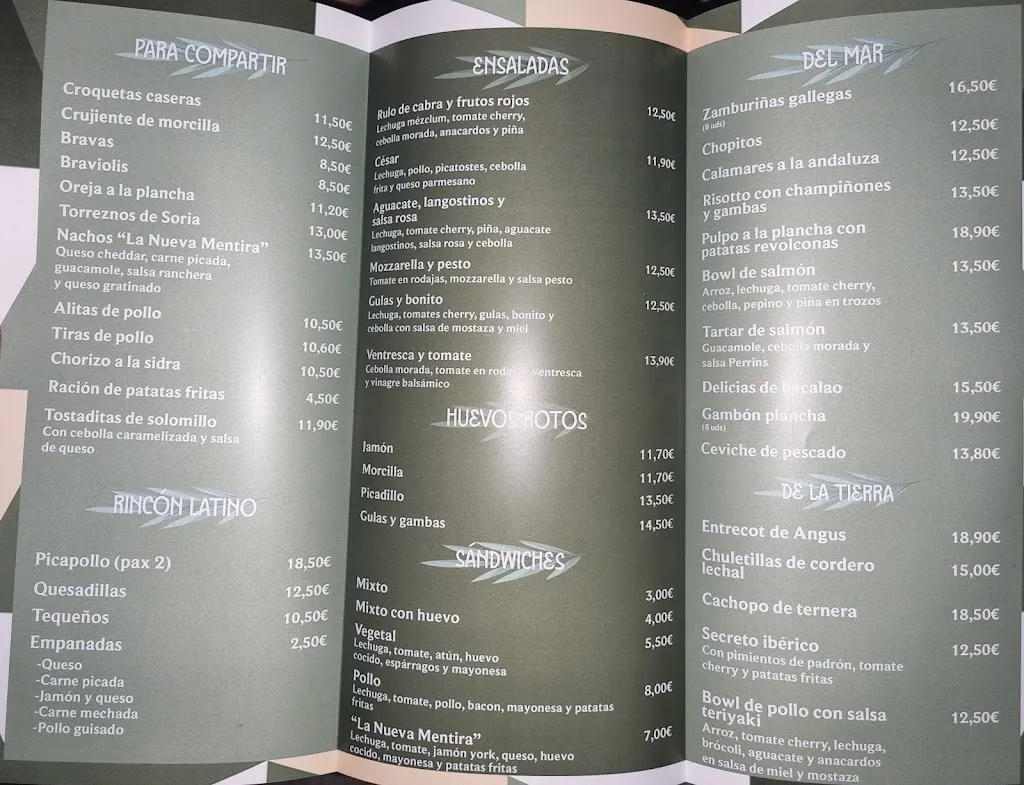 Menu_La Nueva Mentira GastroBar & Drinks_Navalcarnero_image_2