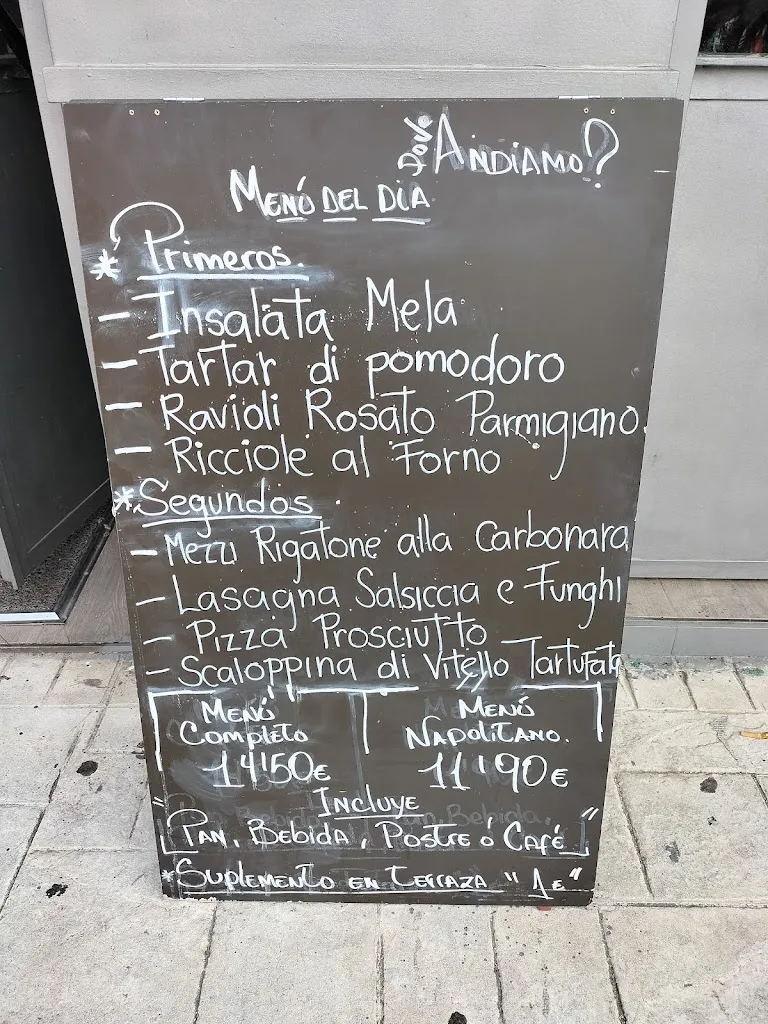 Menu_Trattoria Dove Andiamo?_Móstoles_image_1
