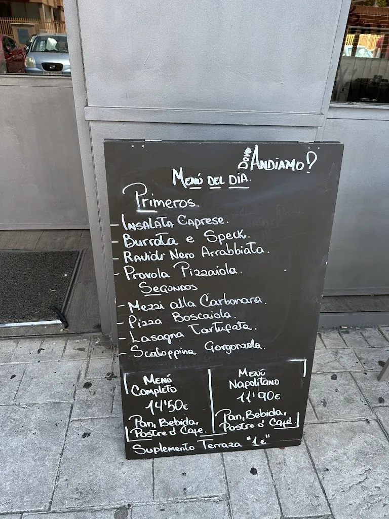 Menu_Trattoria Dove Andiamo?_Móstoles_image_2