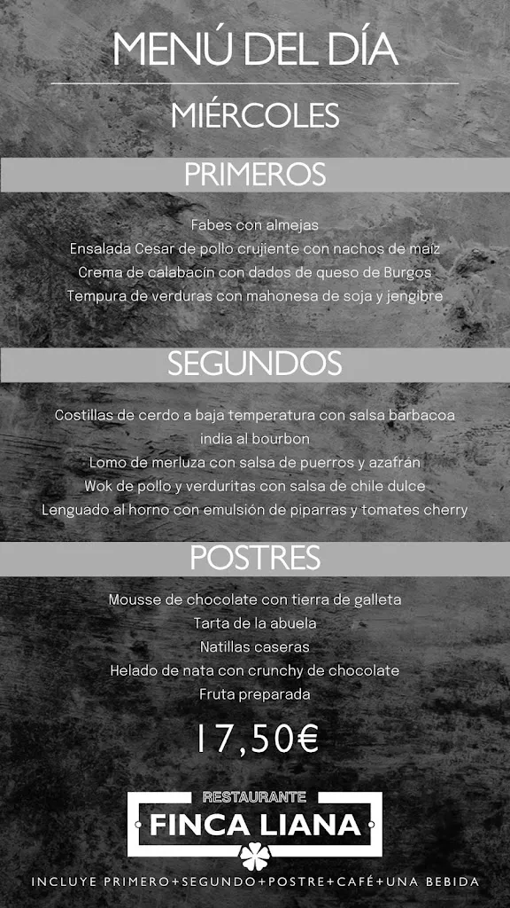 Menu_Restaurante Finca Liana_Móstoles_image_4