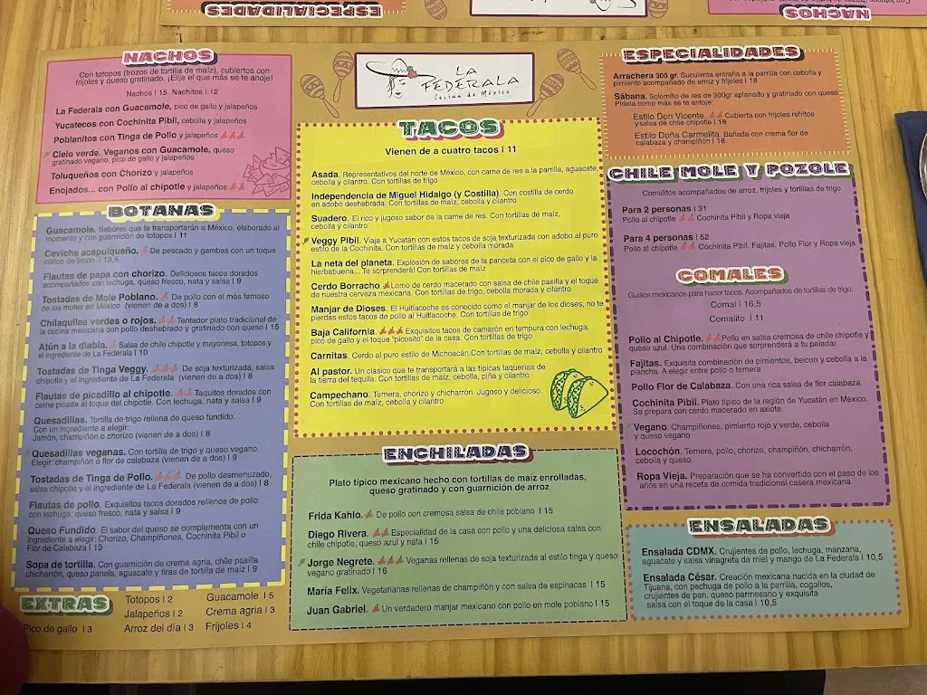 Menu_LA FEDERALA MÓSTOLES_Móstoles_image_2