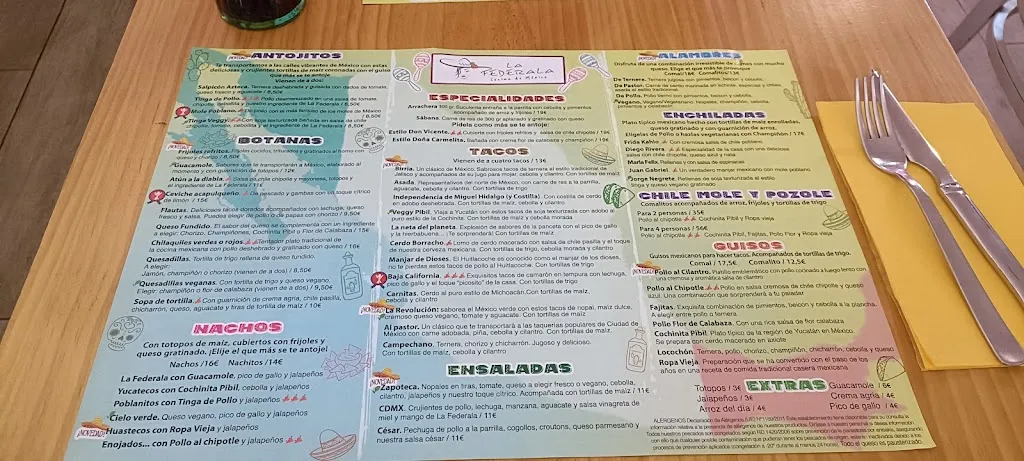 Menu_LA FEDERALA MÓSTOLES_Móstoles_image_3