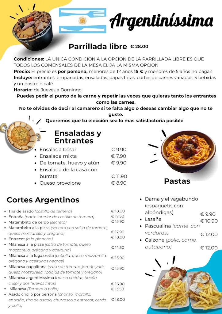 Menu_Restaurante Argentinissima Móstoles_Móstoles_image_2