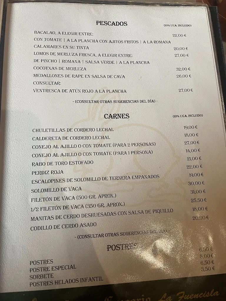 Menu_Restaurante La Fuencisla _Móstoles_image_2
