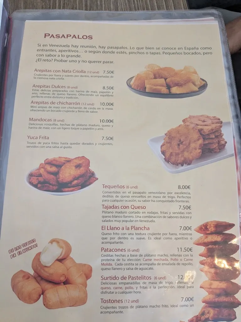 Menu_La Taguara de Mariamojito_Móstoles_image_3