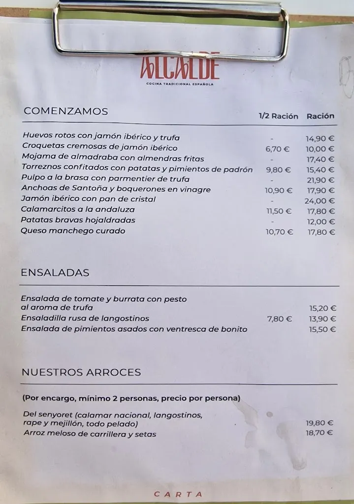 Menu_Alcalde Restaurante cocina tradicional Española_Móstoles_image_1