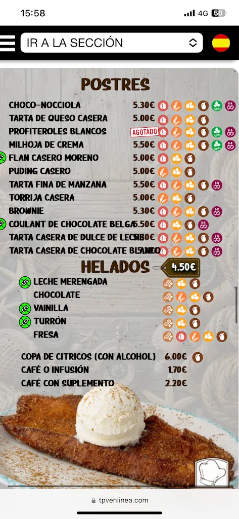 Menu_Marisqueria Moreno II _Móstoles_image_2