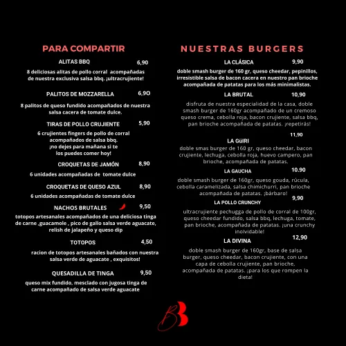 Menu_BRUTAL BEEF_Móstoles_image_1