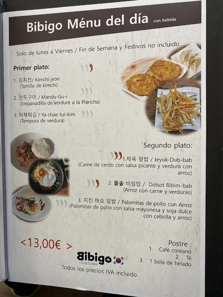 Menu_SHO CHAN, RESTAURANTE COREANO_Móstoles_image_1