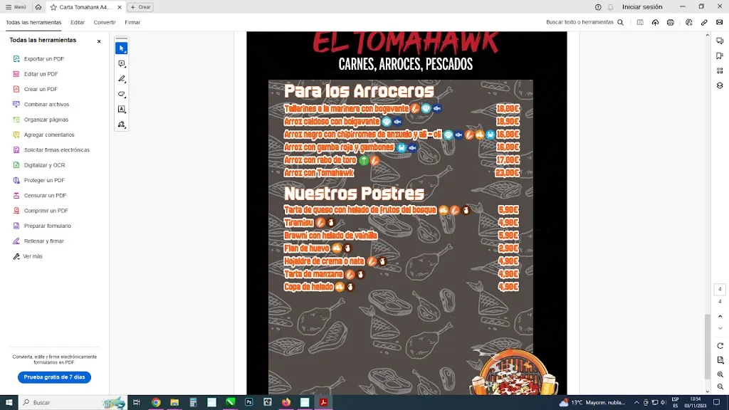 Menu_El TOMAHAWK_Móstoles_image_2