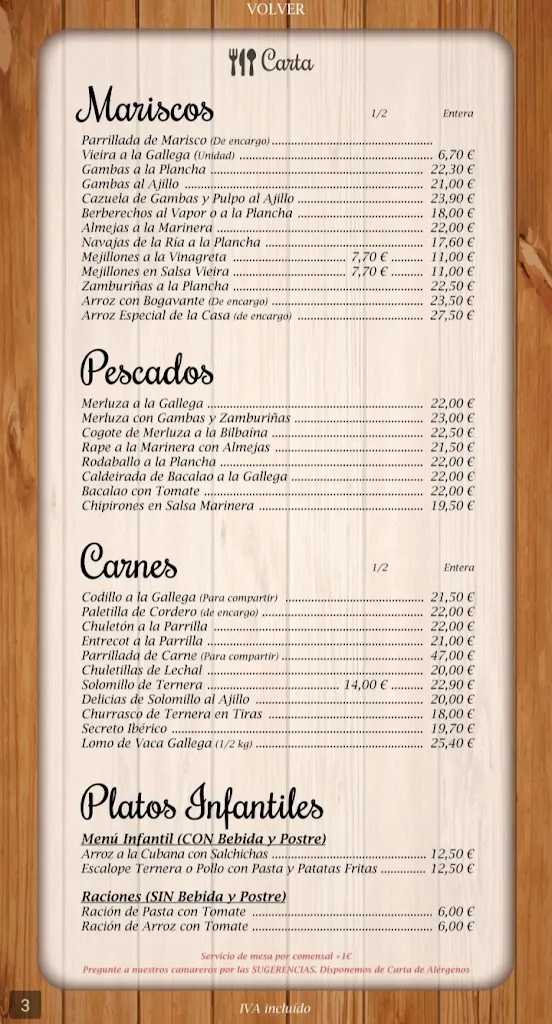 Menu_Mesón Gallego_Móstoles_image_1