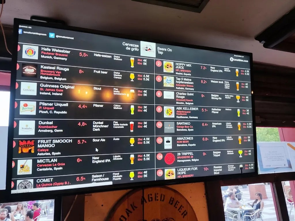 Menu_La Maltería HFL Tap Room_Móstoles_image_1