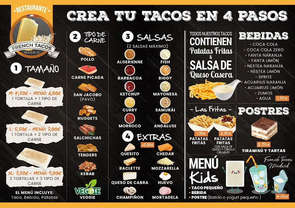 Menu_Restaurante French tacos mostoles_Móstoles_image_2