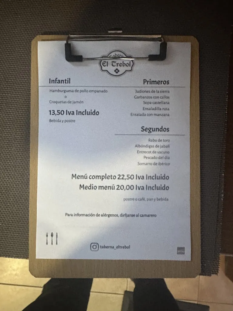 Menu_Taberna El Trébol_Prádena del Rincón_image_4