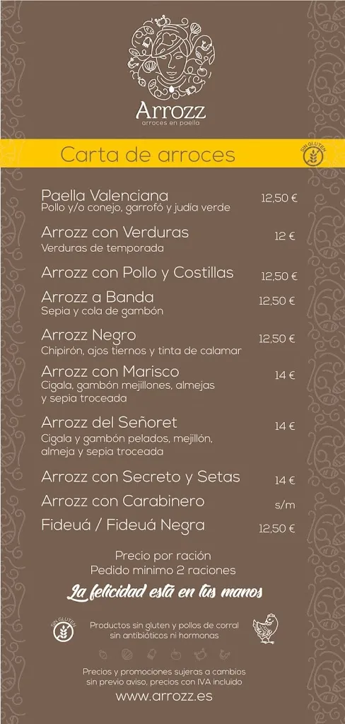Menu_ARROZZ Europolis_Rozas de Madrid Las_image_4