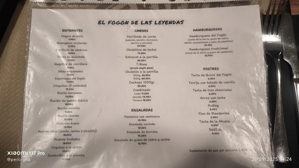 Menu_El Fogón de las Leyendas_Robregordo_immagine_1