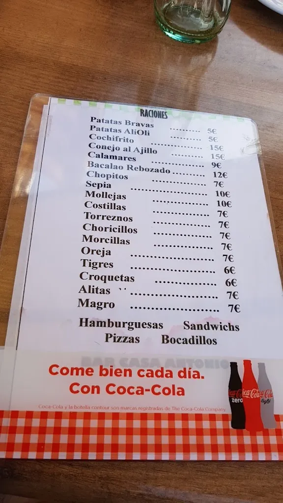 Menu_Restaurante - Casa Antonio_Rozas de Puerto Real_image_2