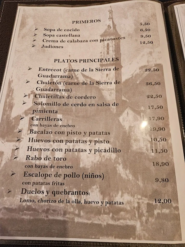 Menu_Restaurante Asador - La Abuela_Rascafría_image_1
