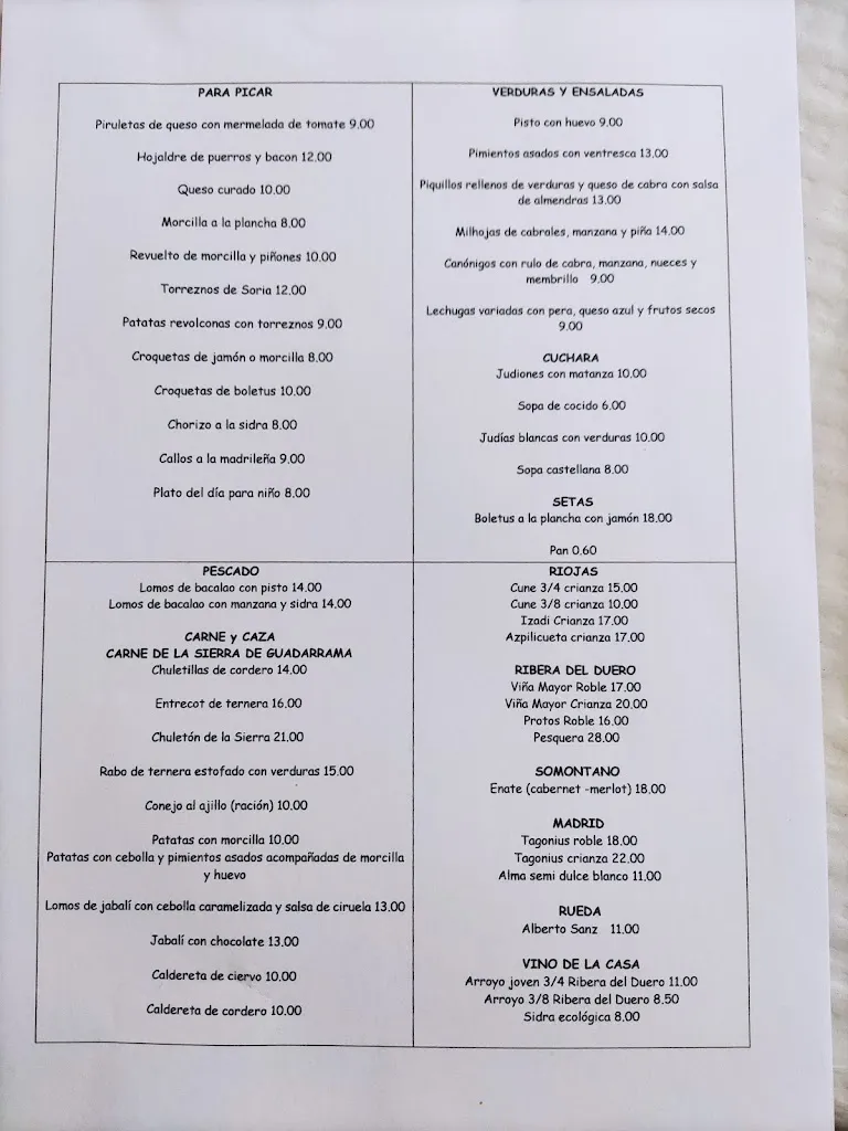 Menu_Restaurante La Isla_Rascafría_image_2