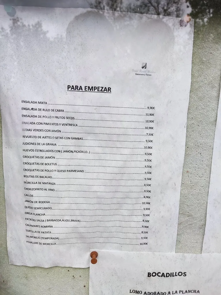 Menu_Restaurante Hotel Rural Marcos_Rascafría_immagine_4