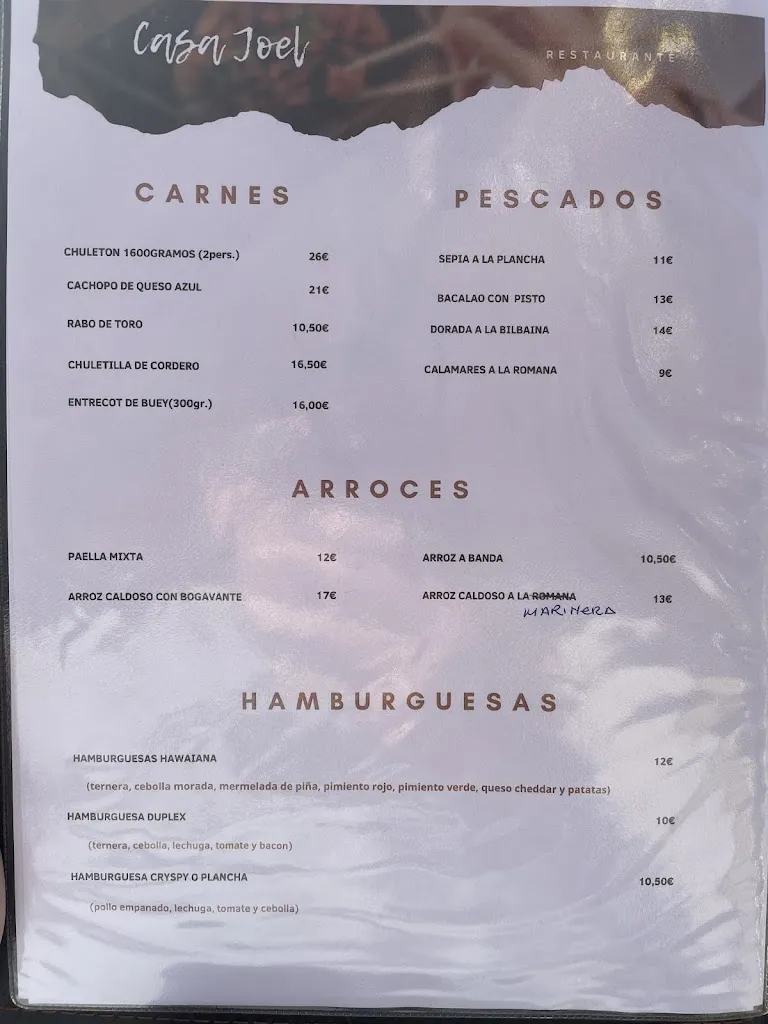 Menu_Casa Joel_San Agustín del Guadalix_image_3