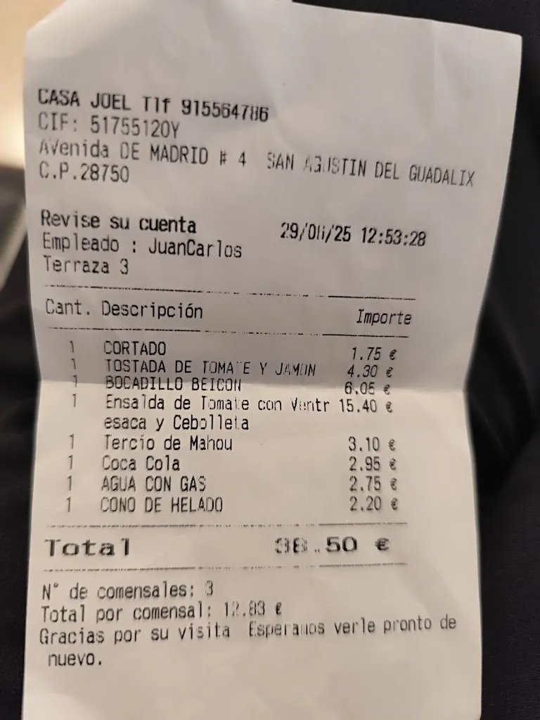 Víctor Hugo Freire_Casa Joel_San Agustín del Guadalix_review