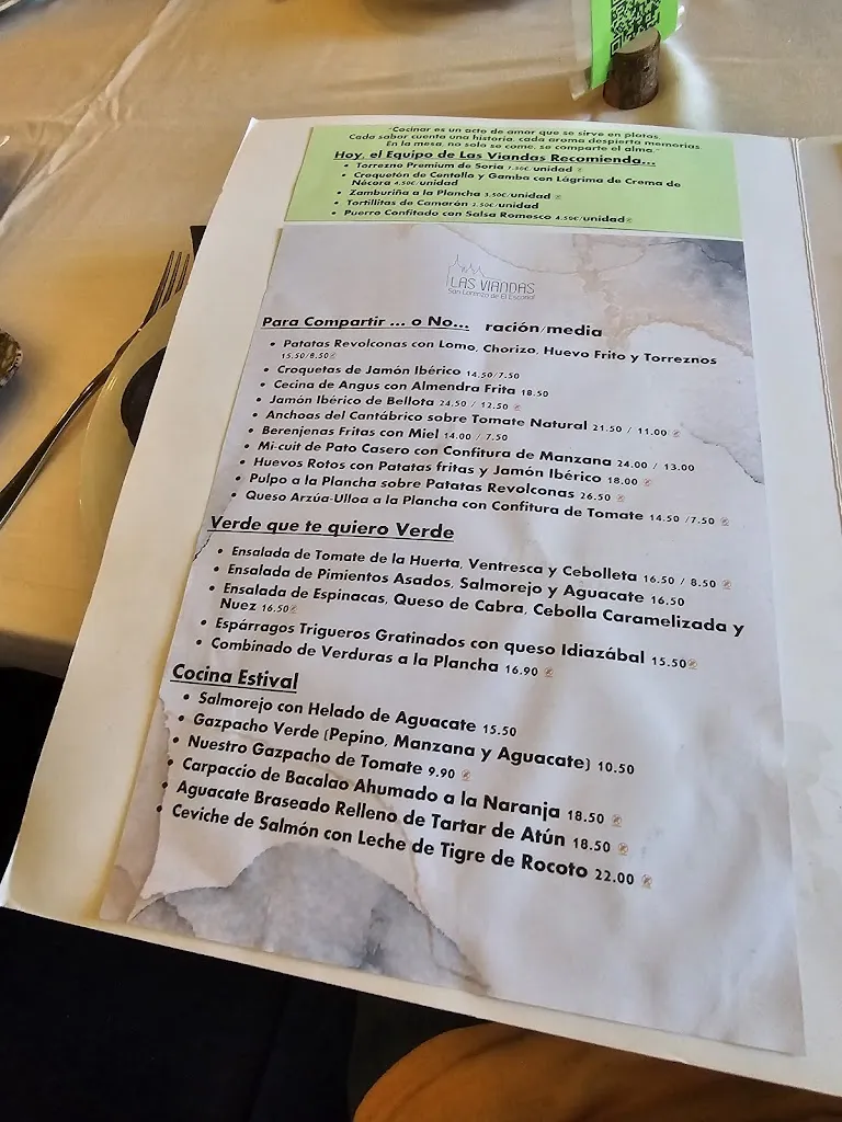 Menu_Las Viandas_San Lorenzo de El Escorial_image_1