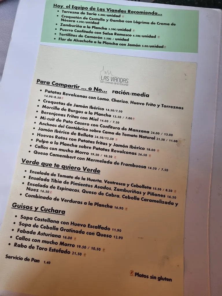 Menu_Las Viandas_San Lorenzo de El Escorial_image_3