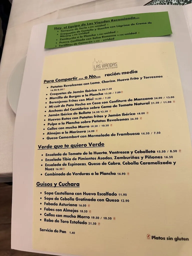Menu_Las Viandas_San Lorenzo de El Escorial_image_4