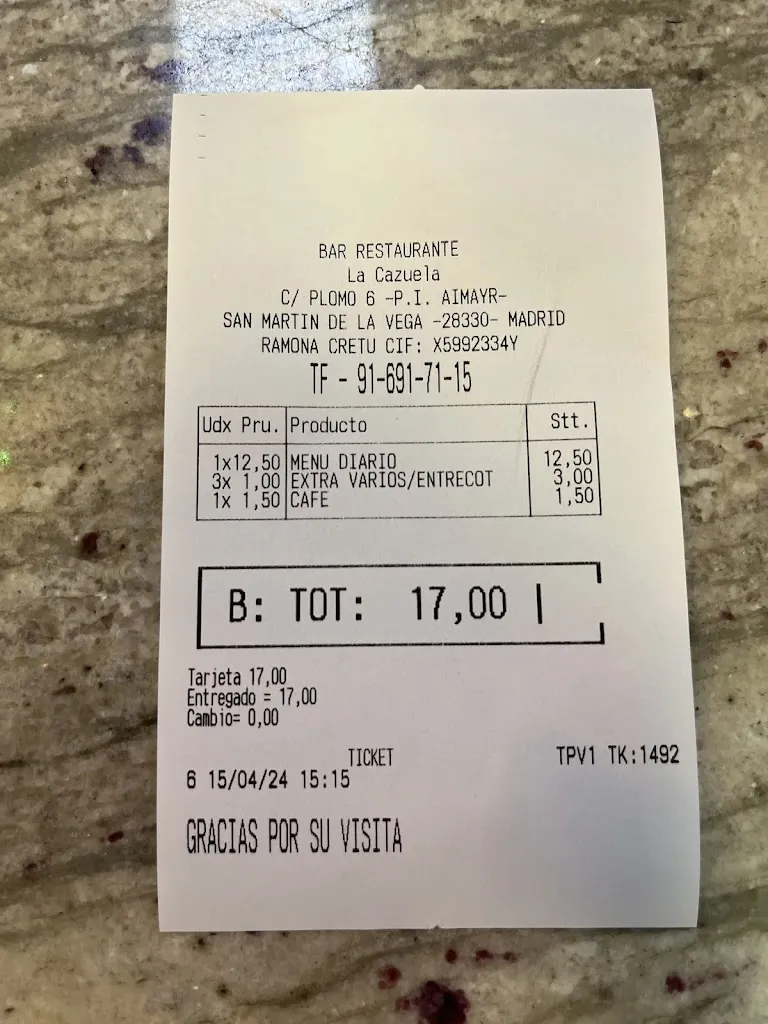 Lucas LL_Restaurante La Ramona_San Martín de la Vega_review