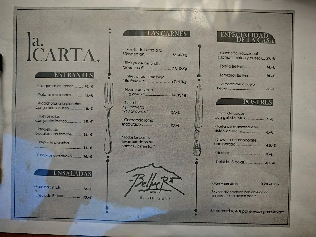 Menu_Restaurante Bellver El Origen_Santa María de la Alameda_immagine_2