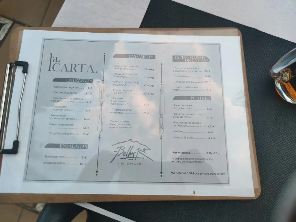 Menu_Restaurante Bellver El Origen_Santa María de la Alameda_immagine_3