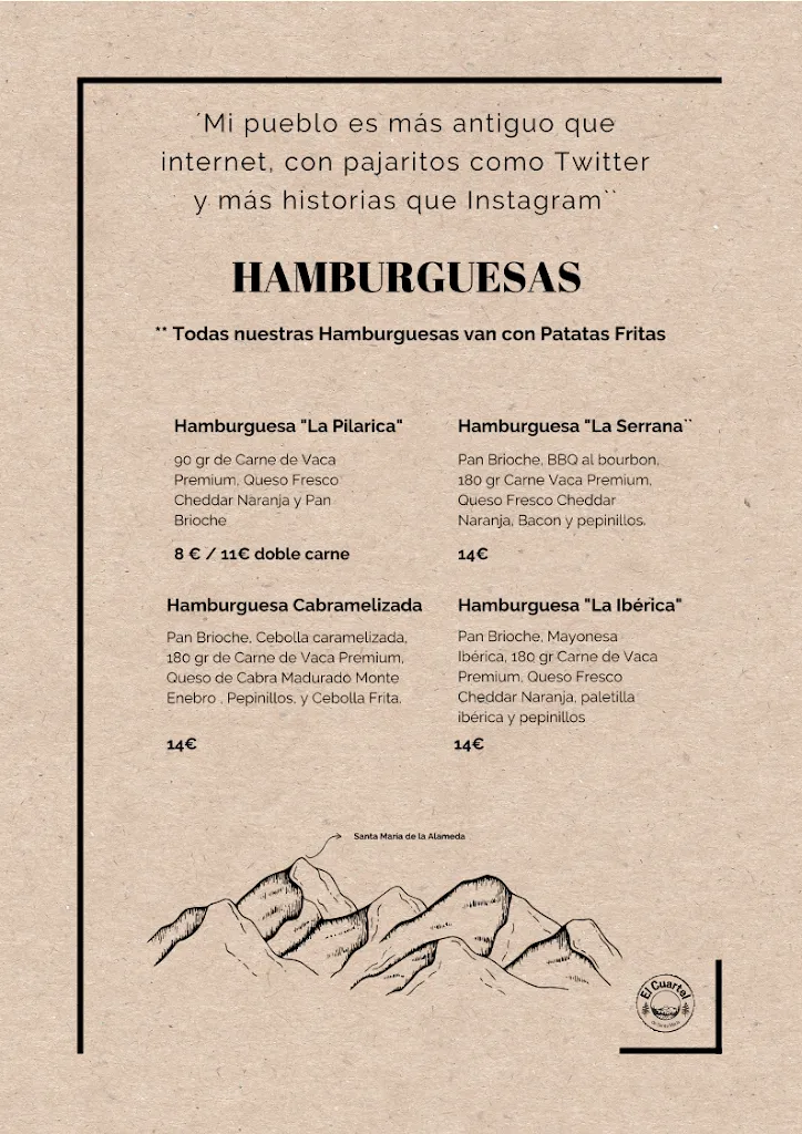 Menu_El Cuartel de Santa María_Santa María de la Alameda_image_4
