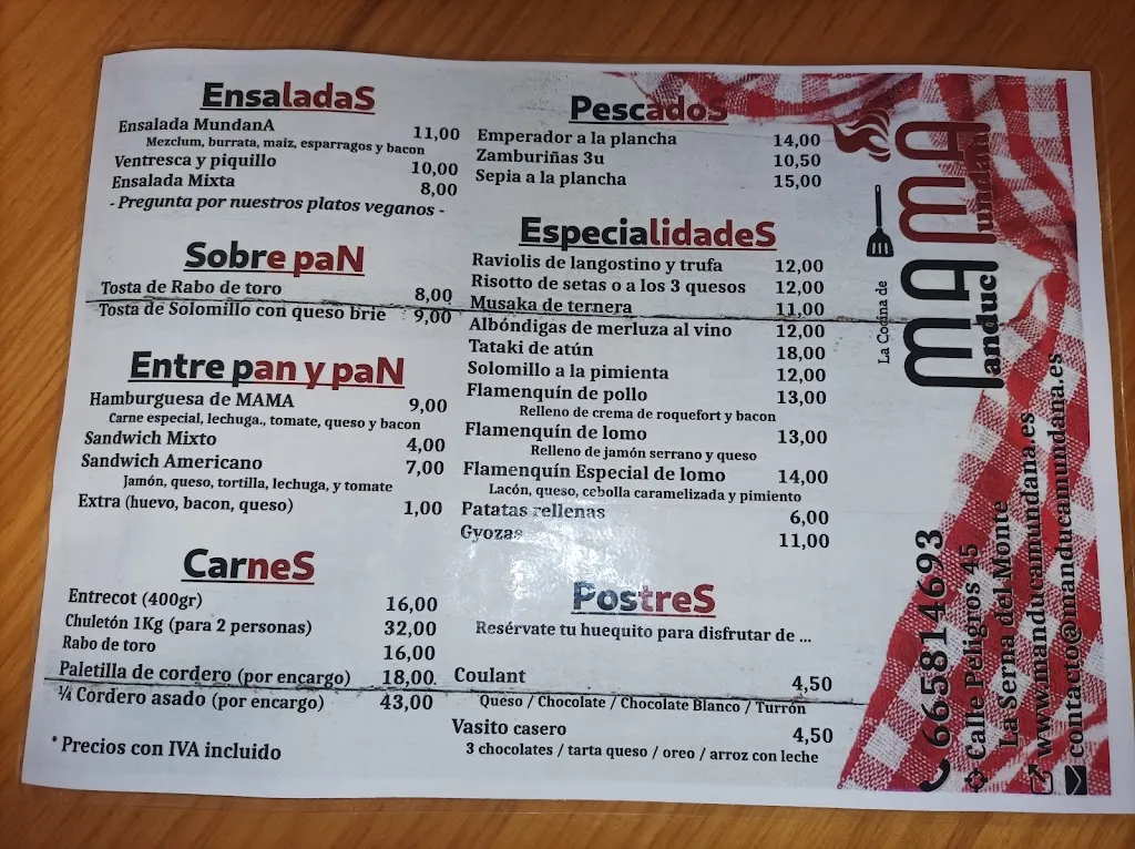 Menu_Cerrado_Serna del Monte La_image_2